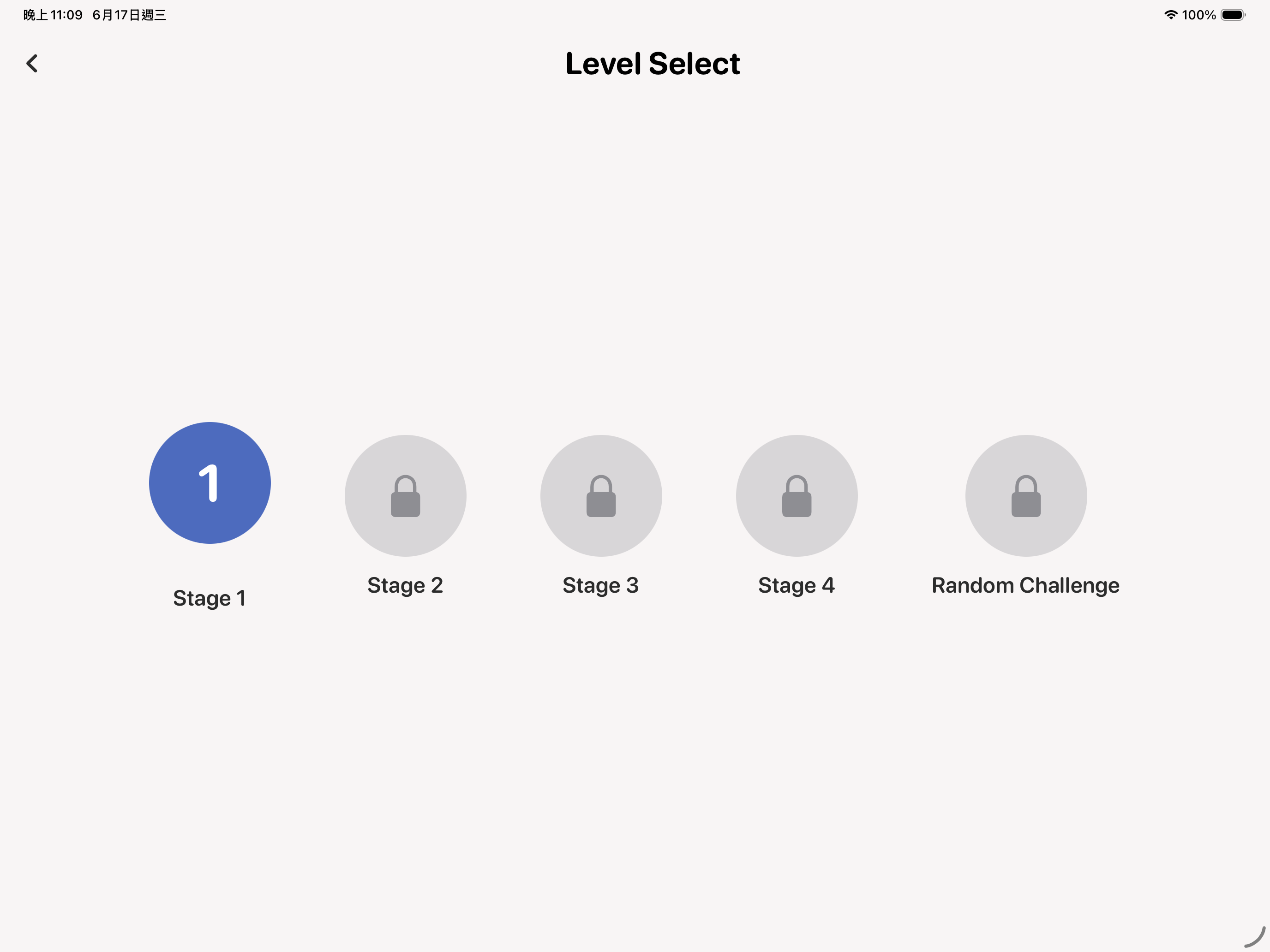 Stage select